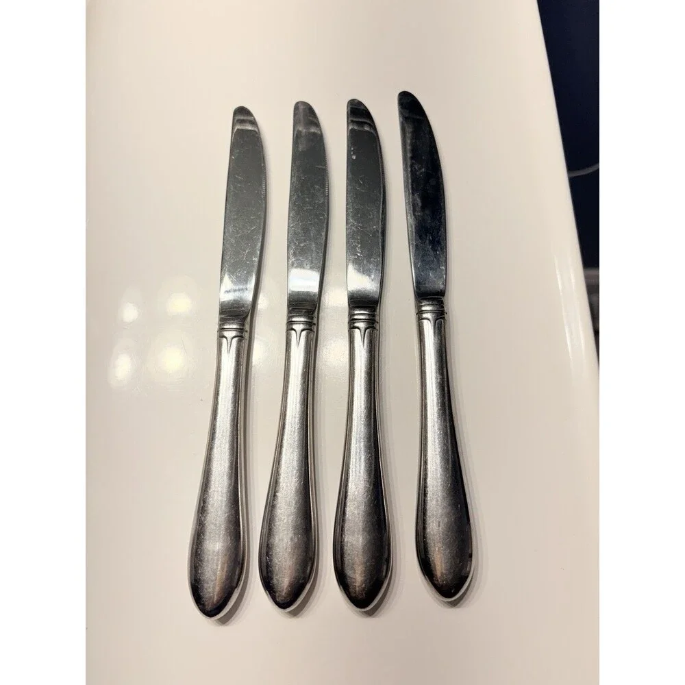 Gorham Meredith Solid Dinner Knives Set Of 4